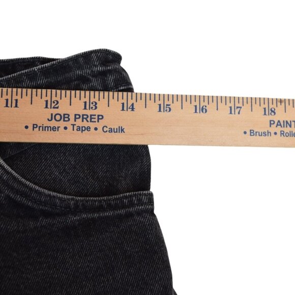 Levi’s 550 Orange Tab Vintage Jeans W28 L26 Black High Rise Taper 90s Nice Fade - Picture 11 of 12